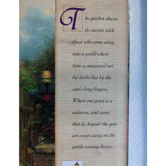 Vintage 1997 Thomas Kinkade Beyond the Garden Gate Hardcover Book - Picture 9 of 9